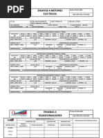 Formato de Pruebas A Equipos Electricos (Actualizado)