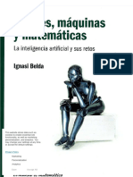 Mentes, Máquinas y Matemáticas. La Inteligencia Artificial y Sus Retos - Ignasi Belda