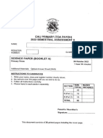 P3 Science 2022 CHIJTP SA2 Papers