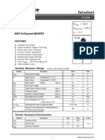 600V N-Channel MOSFET: Features