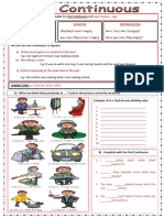 Past-Continuous - Worksheet