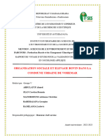 Organisation Sociale Et Elevage Bovin