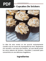 Tutorial - Cupcakes de Snickers SHARE