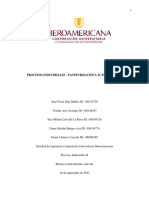 Actividad 2 - Procesos Agroindustriales - Pasteurización y Lácteos Grasos.