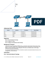 2.9.2 Packet Tracer - Basic Switch and End Device Configuration - Physical Mode