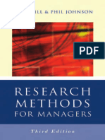 Research Method For Manager