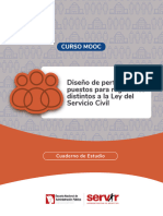 Diseño de Perfiles de Puestos para Regímenes Distintos A La Ley Del Servicio Civil