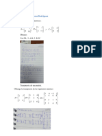 Ejercicios Biomatematicas Matrices