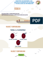 Validacion y Confiabilidad de Los Instrumentos