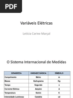 Variáveis Elétricas