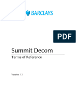 Terms of Reference - Summit Decom v1.1