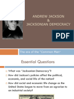 Jacksonian Democracy