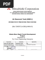 Hydrotest Pressure Procedure - 2023