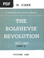 The Bolshevik Revolution 1917-1923 by Edward Hallett Carr