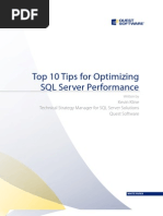 Top 10 Tips For Optimizing SQL Server Performance