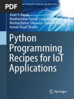 Python Programming Recipes For IoT Applications