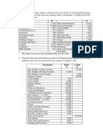 Final Accounts of Sole Proprietorship Questions