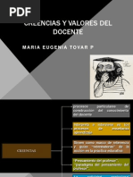 Creencias y Valores Del Docente