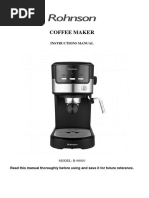 Coffee Maker: Instructions Manual