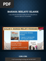 Bahasa Melayu Klasik - Standard