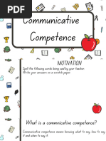 Communicative Competence