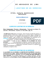 Clase 12-Diapositivas Ejericicio Legitimo de Un Derecho