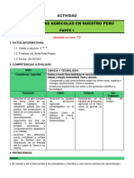 4° Grado - Actividad Del Dia 25 de Octubre