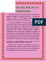 Historia Del Dia de La Primavera PDF