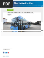 Electric Buses in Delhi