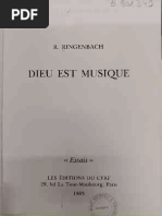 Ringenbach - Dieu Est Musique