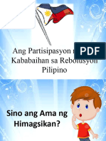 AP 6 - Q1 - Ang Partisipasyon NG Mga Kababaihan Sa Rebolusyon Pilipino