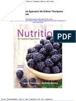 Nutrition Applied Approach 4th Edition Thompson Manore Test Bank