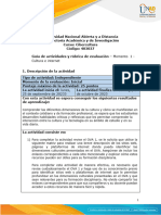 Guia de Actividades y Rúbrica de Evaluación - Unidad 1 - Momento 1 - Cultura e Internet