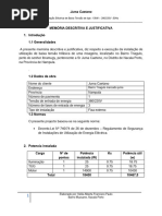 Projecto Electrico Moageira Jumacaetano