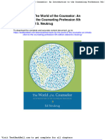 Test Bank For The World of The Counselor An Introduction To The Counseling Profession 5th Edition Edward S Neukrug