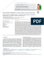 Article - Characterizing Vulnerabilities To Climate Change Across The United States