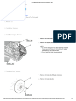 Front Brake Disc Removal and Installation 1460