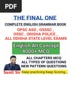 English Concept With 4000MCQ