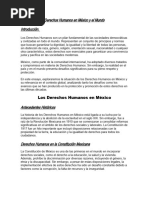 Derechos Humanos en México y El Mundo