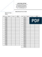 Form Pemantauan Suhu