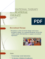 Recreational Therapy