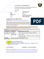 Sesión 4°. 2023. Ii Bim. Comprension de Textos Sobre El Medio Ambiente