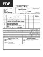 Formulario Eléctrico Mantenimiento Preventivo