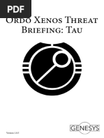 Xenos Threat Briefing - Tau 1.0.5