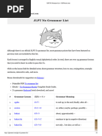 1 - JLPT N2 Grammar List