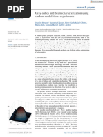 Journal of Synchrotron Radiation - 2020 - Berujon - X Ray Optics and Beam Characterization Using Random Modulation