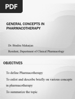 General Concepts in Pharmacotherapy