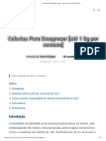 Calorias para Emagrecer (Até 1 KG Por Semana) - MD - Saúde