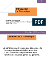 1 - Introduction À La Génomique