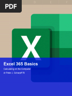 Excel 365 Basics Calculating On The Computer